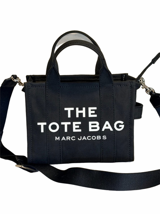 Marc Jacobs Handbags - Marc Jacobs Black 'The Tote Bag' Mini Canvas Tote
